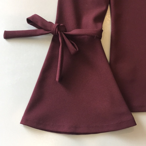 Ann Taylor Bow Tied Bell Sleeve Top - Picture 2 of 6